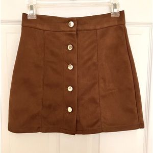 NWOT Unbranded Brown Skirt